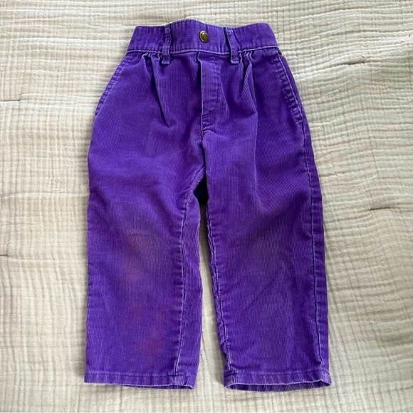 Riders by Lee Bottoms Lee 8s Vintage Purple Corduroy Pants 2t